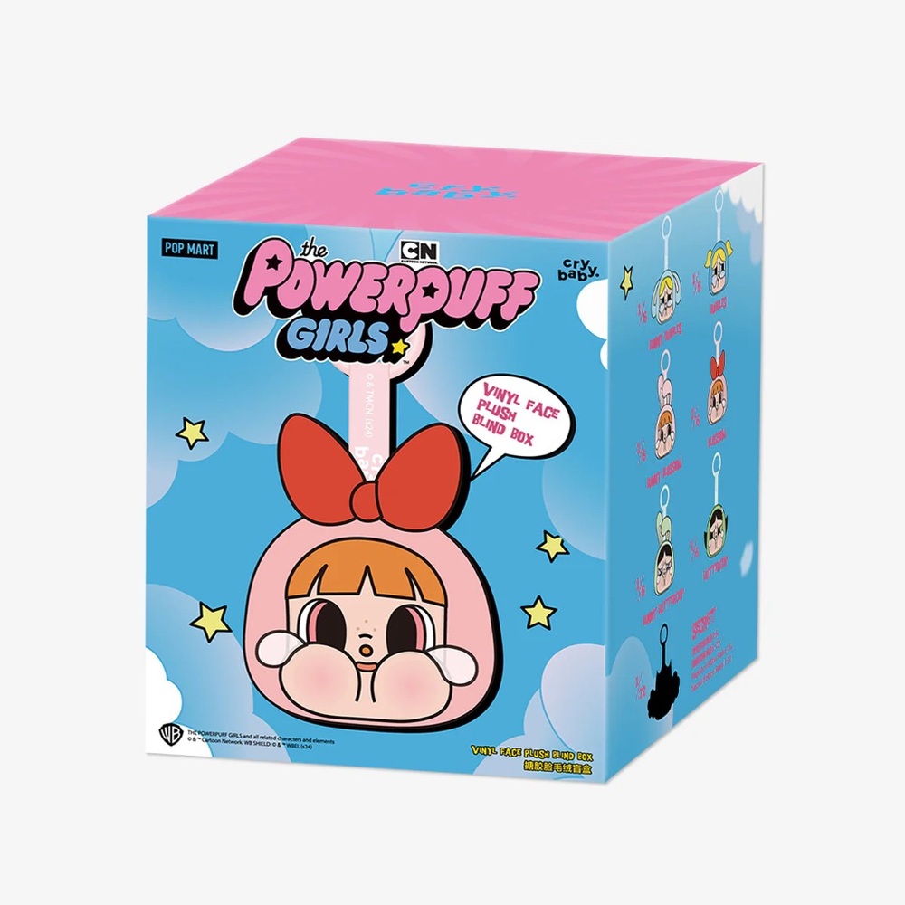 CRYBABY × Powerpuff Girls Series-Vinyl Face Plush Blind Box - Authentic POPMART